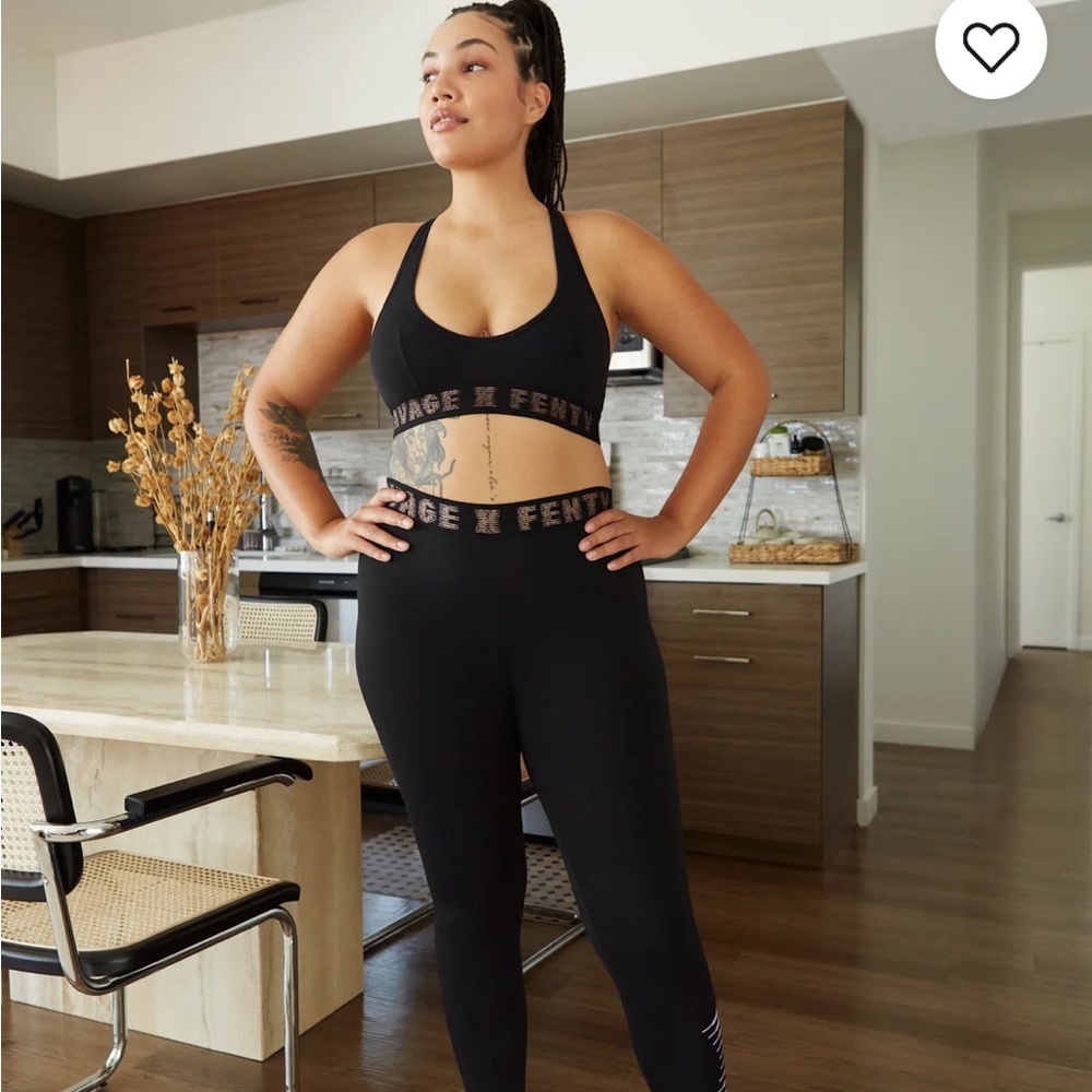 NWT Savage X Fenty Forever Savage Scoop-Neck Bralette & Jersey Legging